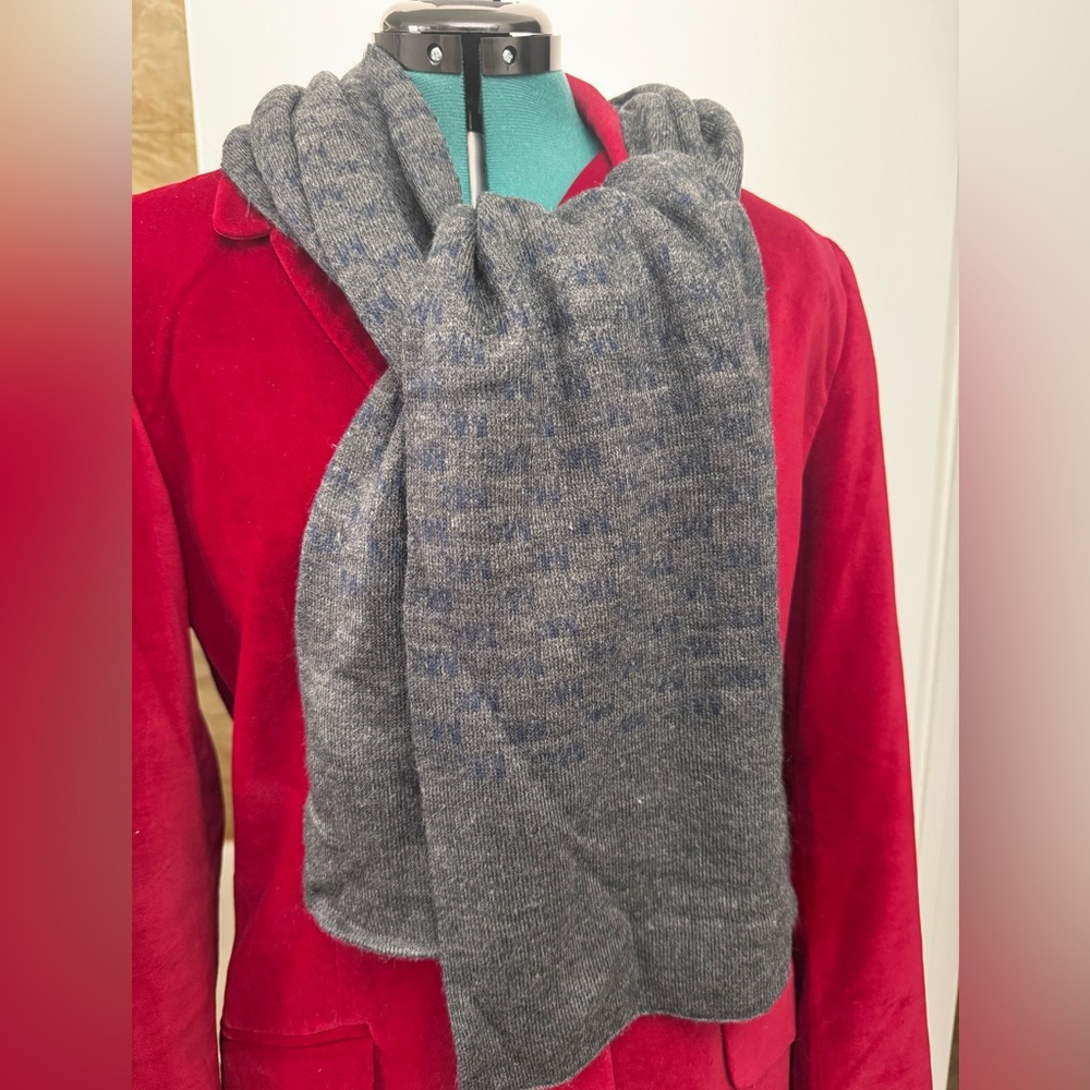 Vintage Michael Kors Wool blend scarf unisex reversible